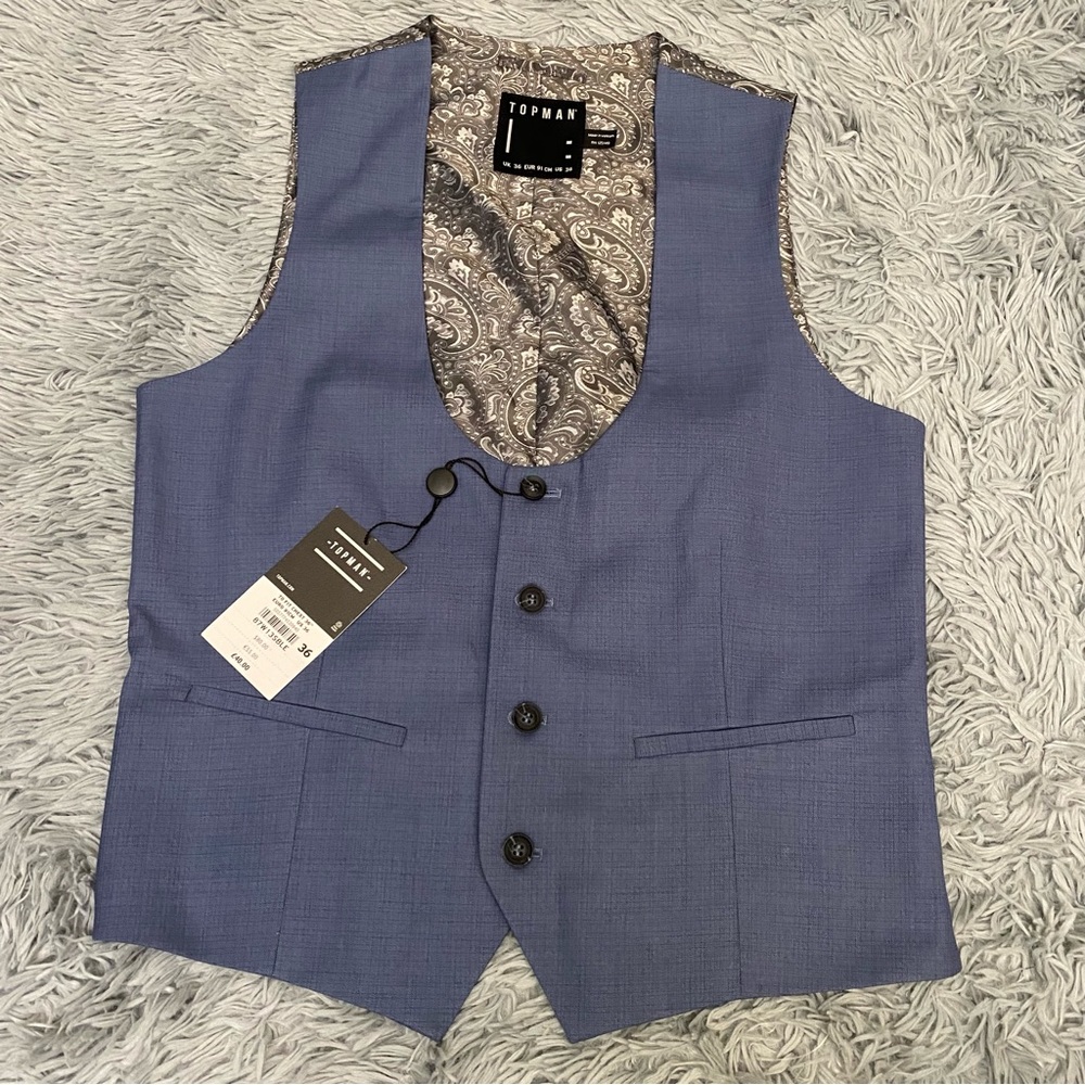 Topman Men's Vest Sz 36